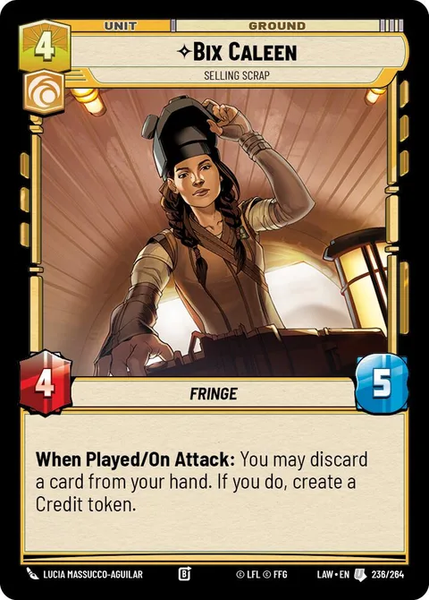 Bix Caleen, Selling Scrap