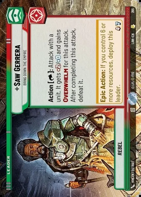 Saw Gerrera, Bring Down the Empire