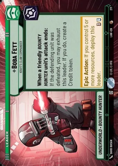 Boba Fett, Krayt's Claw Commander