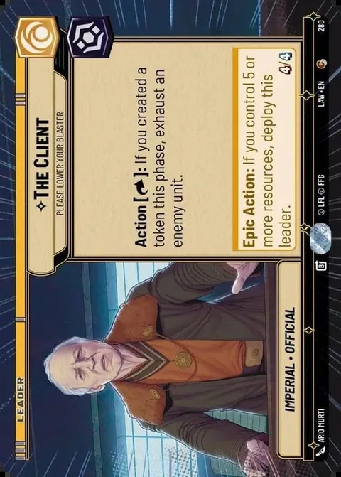 The Client, Please Lower Your Blaster