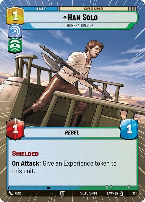Han Solo, Hibernation Sick