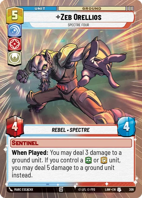 Zeb Orellios, Spectre Four