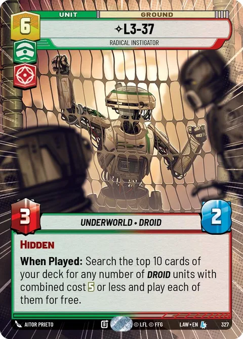 L3-37, Radical Instigator