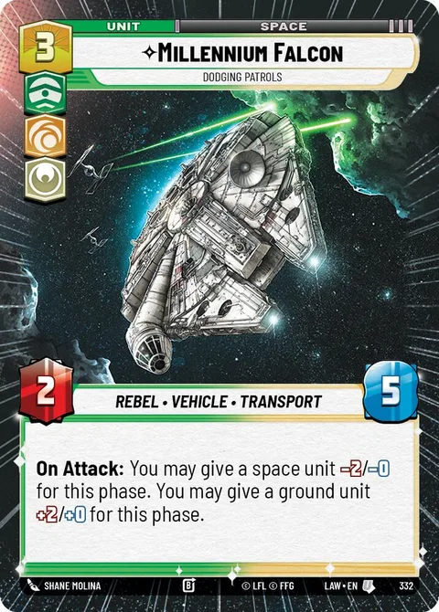 Millennium Falcon, Dodging Patrols