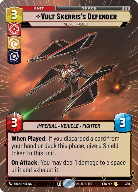 Vult Skerris's Defender, Secret Project