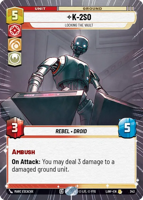 K-2SO, Locking the Vault