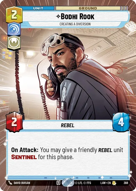 Bodhi Rook, Creating a Diversion