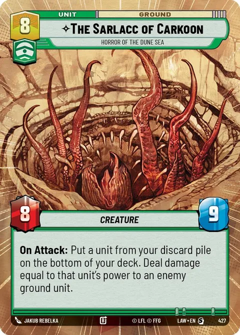 The Sarlacc of Carkoon, Horror of the Dune Sea