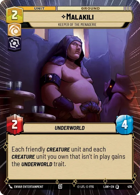 Malakili, Keeper of the Menagerie