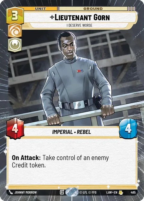 Lieutenant Gorn, I Deserve Worse