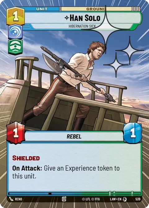 Han Solo, Hibernation Sick