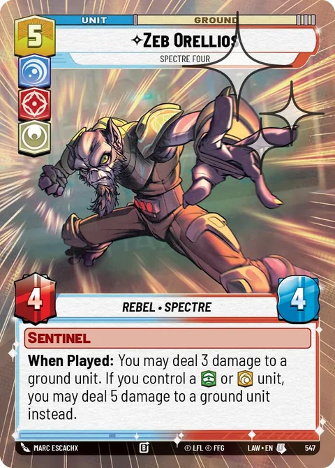 Zeb Orellios, Spectre Four