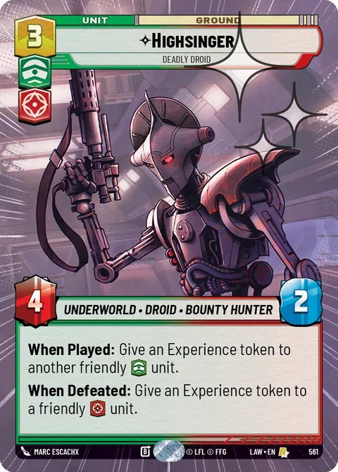 Highsinger, Deadly Droid