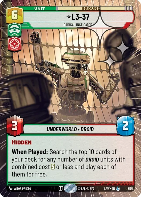 L3-37, Radical Instigator