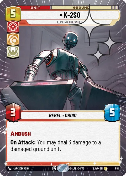 K-2SO, Locking the Vault
