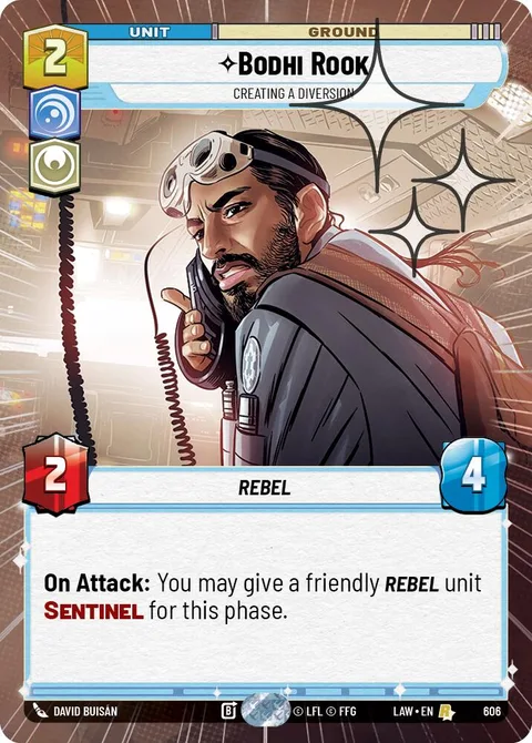 Bodhi Rook, Creating a Diversion