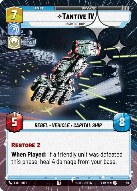 Tantive IV, Carrying Hope