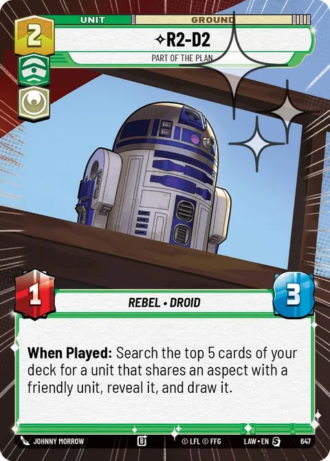 R2-D2, Part of the Plan