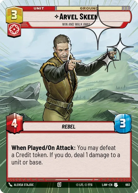 Arvel Skeen, Win and Walk Away