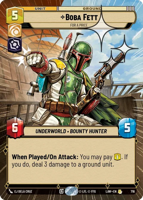 Boba Fett, For a Price