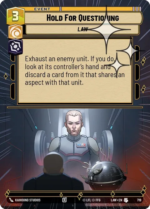 Hold For Questioning