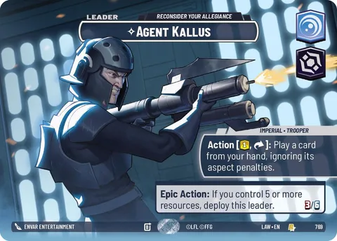 Agent Kallus, Reconsider Your Allegiance