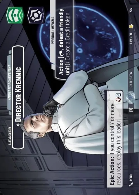 Director Krennic, Amidst My Achievement