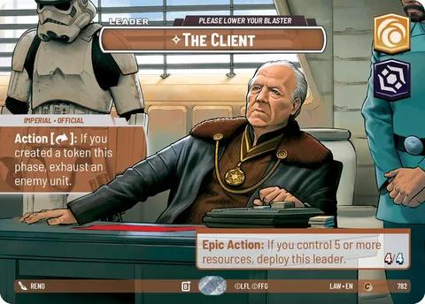The Client, Please Lower Your Blaster