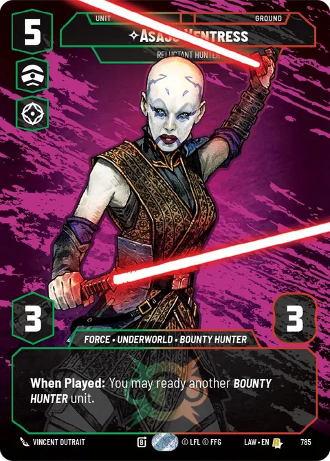 Asajj Ventress, Reluctant Hunter