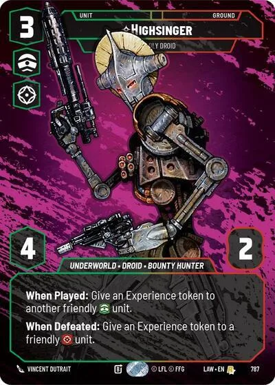 Highsinger, Deadly Droid