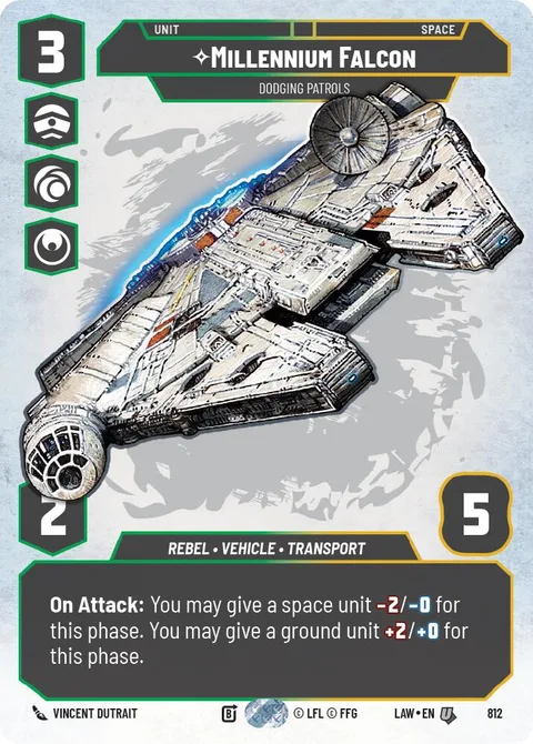 Millennium Falcon, Dodging Patrols