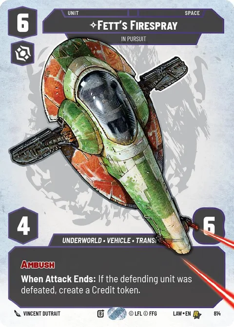 Fett's Firespray, In Pursuit