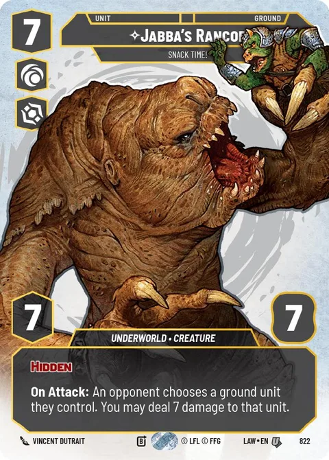 Jabba's Rancor, Snack Time!