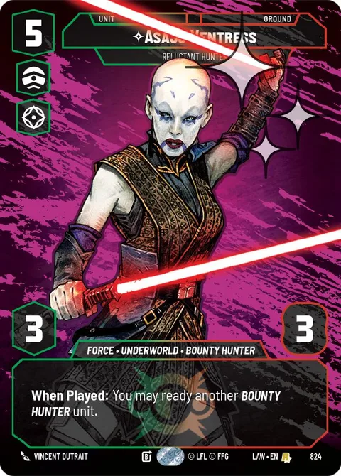 Asajj Ventress, Reluctant Hunter