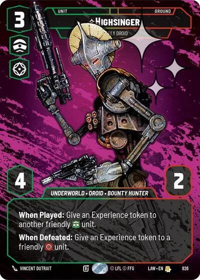 Highsinger, Deadly Droid