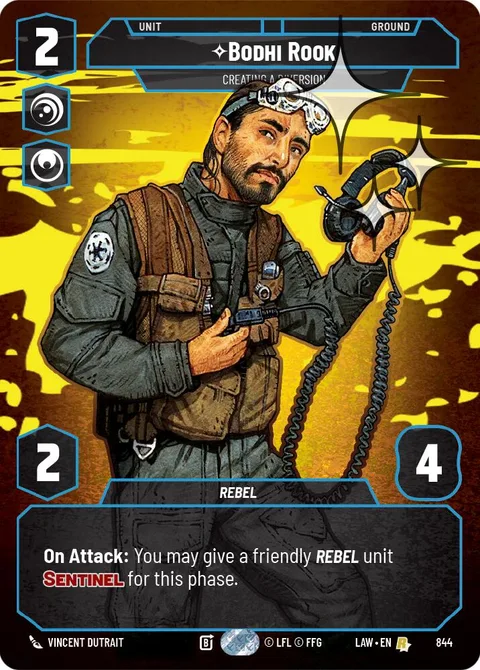 Bodhi Rook, Creating a Diversion