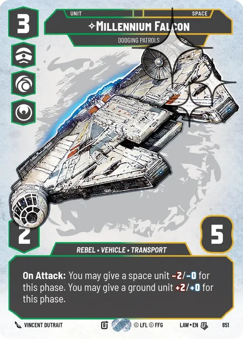 Millennium Falcon, Dodging Patrols