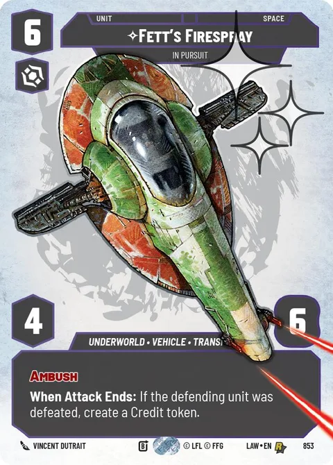 Fett's Firespray, In Pursuit