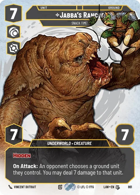 Jabba's Rancor, Snack Time!