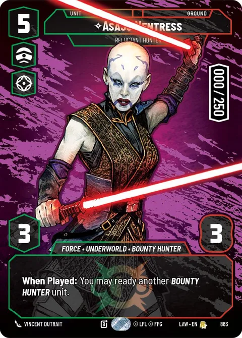 Asajj Ventress, Reluctant Hunter