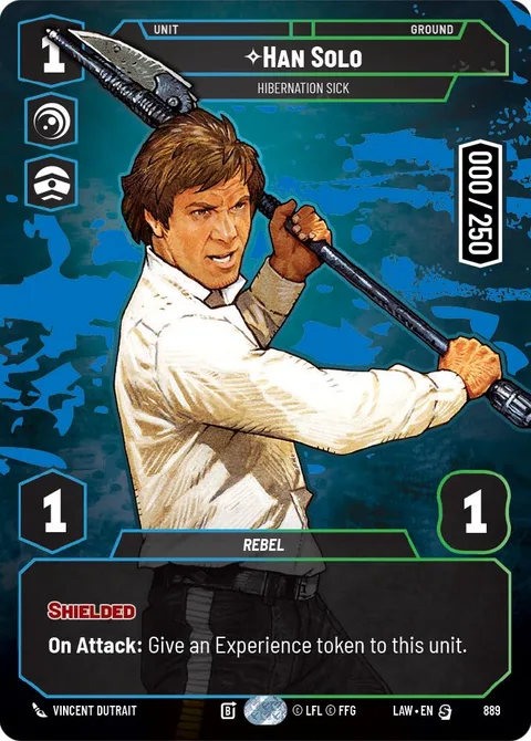 Han Solo, Hibernation Sick