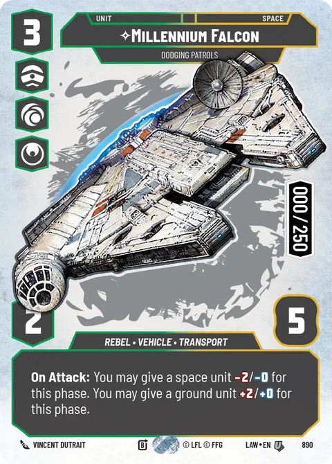 Millennium Falcon, Dodging Patrols