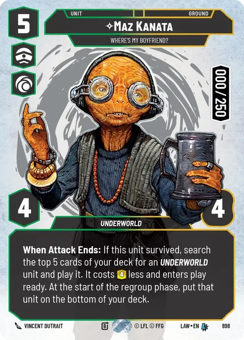 Maz Kanata, Where's My Boyfriend?
