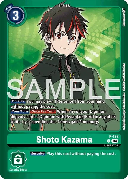 Shoto Kazama (P-133)