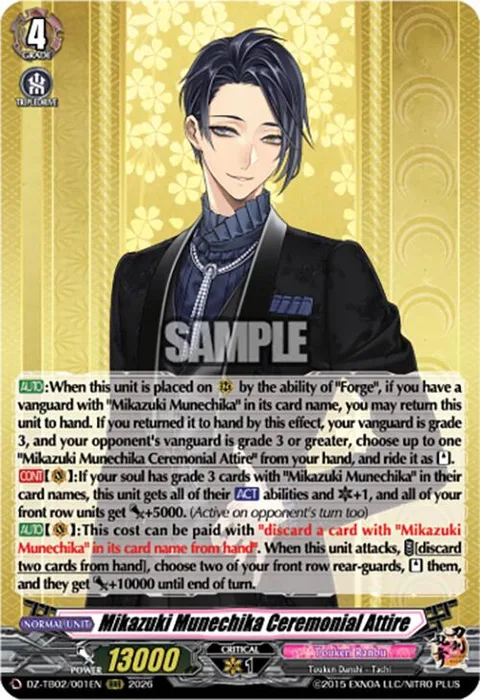 Mikazuki Munechika Ceremonial Attire [D-Format]