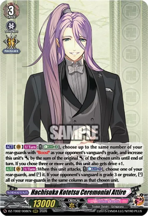 Hachisuka Kotetsu Ceremonial Attire [D-Format]