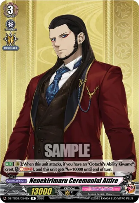 Nenekirimaru Ceremonial Attire [D-Format]
