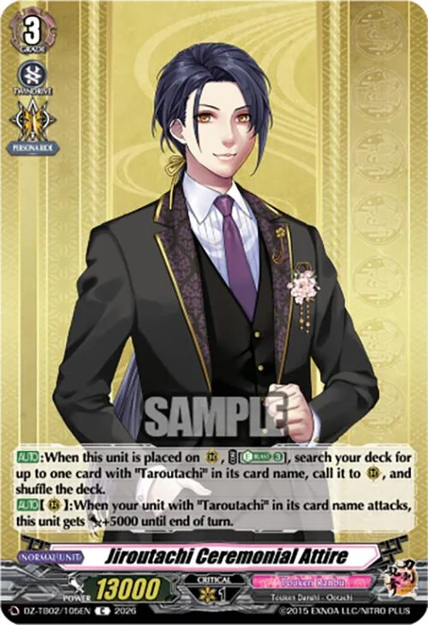 Jiroutachi Ceremonial Attire [D-Format]