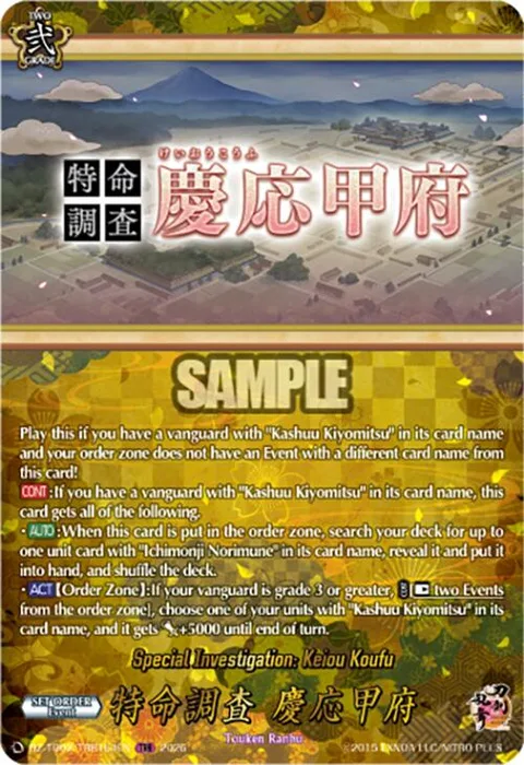 Special Investigation: Keiou Koufu [D-Format]