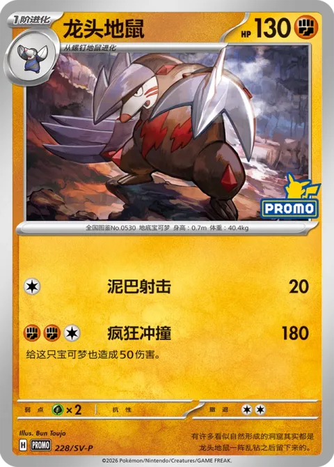 Excadrill [Mud Shot | Wild Tackle]